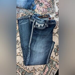 Rock Revival Blue Skinny Jeans (LONG)